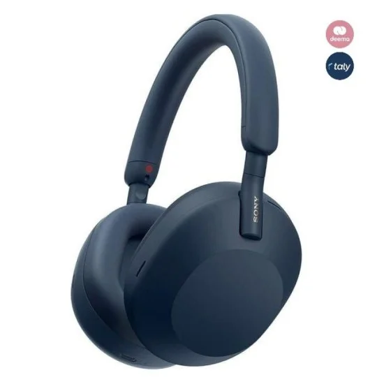 Sony Wireless Noise Cancelling Headphones WH1000XM5 - Midnight Blue